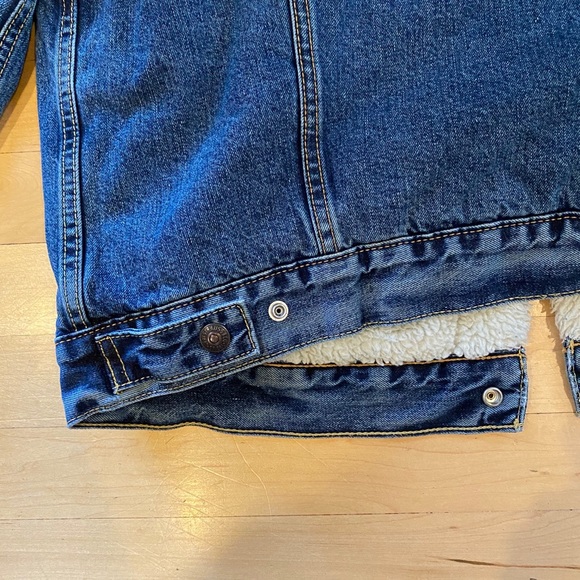 LEVIS Mens Sherpa Jacket Large - Picture 6 of 6